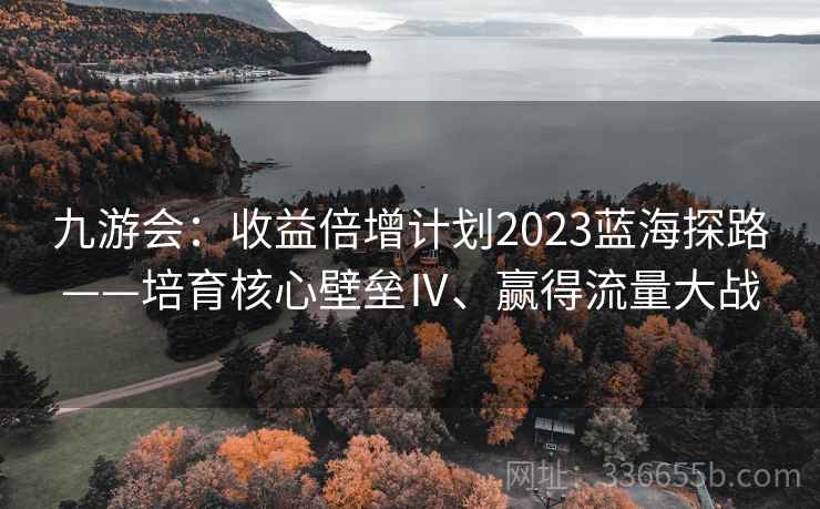 九游会：收益倍增计划2023蓝海探路——培育核心壁垒Ⅳ、赢得流量大战