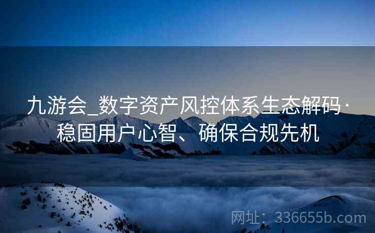 九游会_数字资产风控体系生态解码·稳固用户心智、确保合规先机