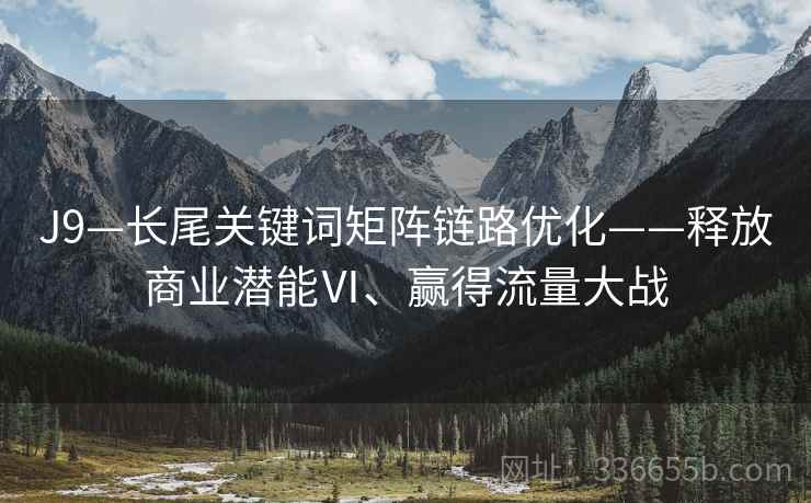 J9—长尾关键词矩阵链路优化——释放商业潜能Ⅵ、赢得流量大战
