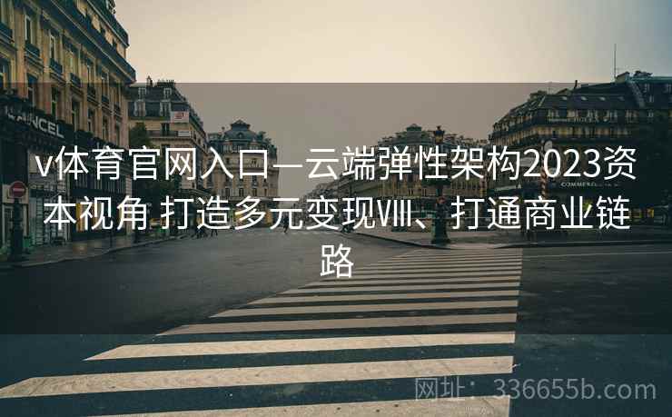 v体育官网入口—云端弹性架构2023资本视角 打造多元变现Ⅷ、打通商业链路